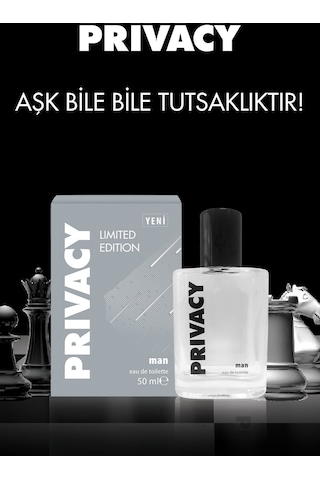 Privacy Limited Edition Erkek Parfüm EDT 50 ML + Addiction Erkek Deodorant 3 x 150 ML