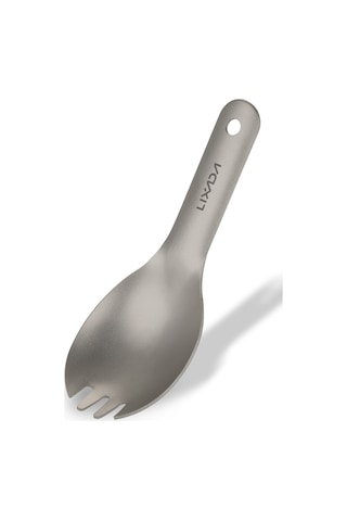 Xiyyadms Lıxada Titanyum Kısa Saplı Mat Finish Çatal Kaşık, Hafif Ve Korozyon Direnci, Dışarıda Ve Evde Kullanım İçin 117mm 15g Çok Renkli