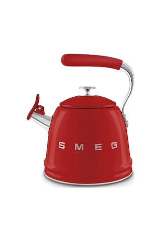 Smeg CKLW2001RD 50's Style Retro Kırmızı Düdüklü Kettle
