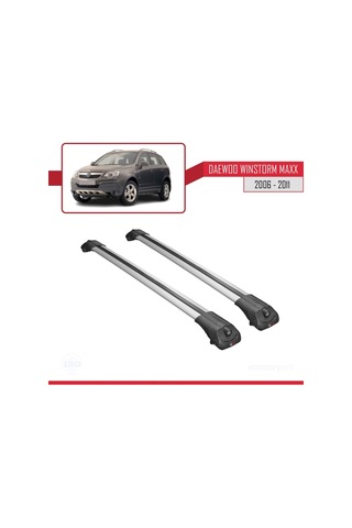 Daewoo Winstorm Maxx 2006-2011 Arası İle Uyumlu Ace-1 Ara Atkı Tavan Barı Gri