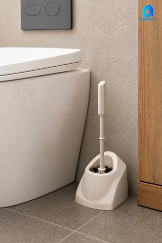 Köşeli Klozet Fırçası, Banyo Ve Wc Temizlik Fırçası, Çok Renkli