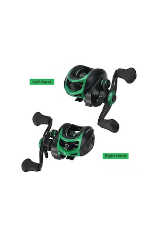 Jeehugo Sağ El Baitcasting Olta Makinesi - 19+1 Piyano Rulmanlı 9.1:1 Ultra Hızlı Dişli Oranı