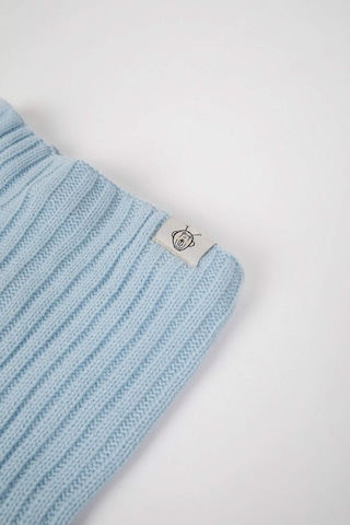 Defacto Erkek Bebek 2li Takım Etiket Baskılı İçi Polar Astarlı Boyunluk Bere C8488a524wnbe343 Mavi