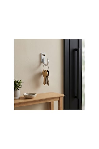 Anahtar Askısı, Metal Vestiyer Askısı, Siyah, Dolap Askılığı 5'li Set Vidalı Si Yah