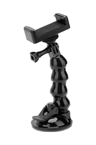 Ax-231t Vantuzlu Araç İçi Esnek Kamera Ve Telefon Tutucu Gopro, Insta360, Djı Osmo Action, Akıllı Telefonlar İl