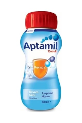 Aptamil +1 Yaş Çocuk Sıvı Devam Sütü 200 ML