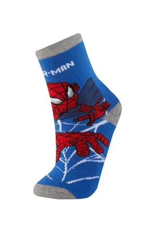 DeFacto Erkek Çocuk Marvel Spiderman 2'li Pamuklu Kışlık Çorap A6340A8NSKR1