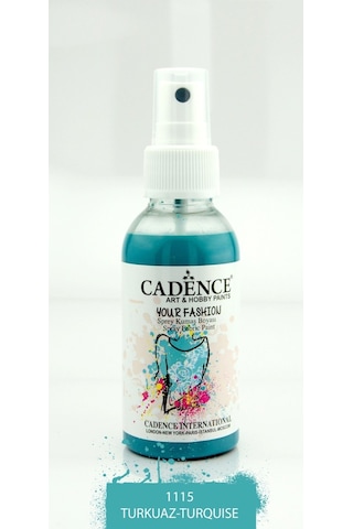 Cadence Your Fashion Sprey Kumaş Boyası 100Ml - 1115 Turkuaz