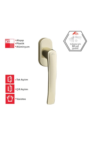 Line Secustik Pimapen Pencere Kolu Şampanya Line Secustik Pimapen Pencere Kolu Şampanya