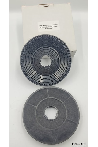 Çap 16cm Karbon Filtre Kömürlü Çiftli Crb - A01