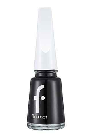 Flormar Nail Enamel Yüksek Pigmentli & Parlak Bitişli Oje Fne-313 Black Mınımalısm