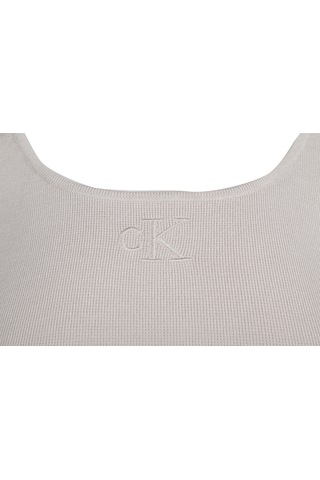 CALVIN KLEIN KADIN T-SHIRT CJ2R0842-BIR Krem
