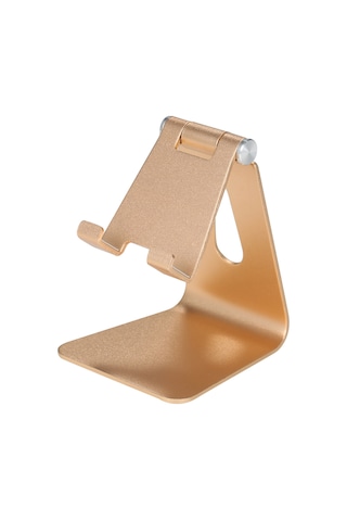 Xiyyadms Alüminyum Z4a Cep Telefonu Ve Tablet Dikey/ Yatay Ayarı 270 Döner Tahta/ Yatak Odası Stendi - Altın Altın