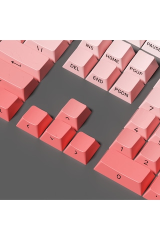 Mekanik Klavye Keycap Seti Pudra-beyaz Kademeli 136 Tuşlu Keycap