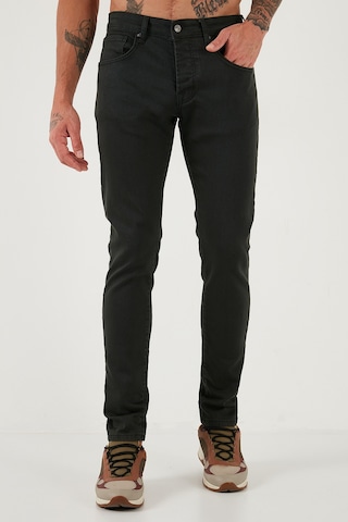 Buratti Streç Pamuklu Slim Fit Normal Bel Dar Paça Jeans Erkek Kot Pantolon 1115C24Napoli Nefti