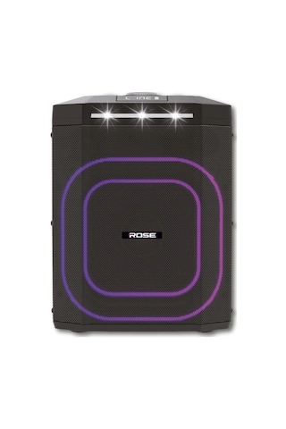 Rose Hp-2120 Partybox Kablosuz El Mikrofonlu Sarjlı Bluetooth 8 Hoparlör