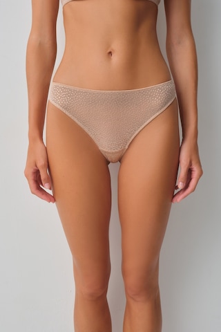Suwen Mocha Brazilian String Külot Wsl10210319272 Nude