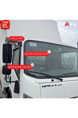 Isuzu Npr Long 2010 Yılı Ve Sonrası Yan Cam Rüzgarlık