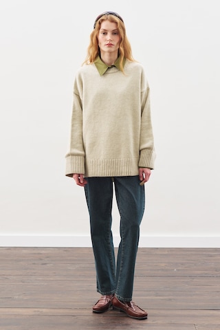 Chunky Oversıze Kazak Bej Bej