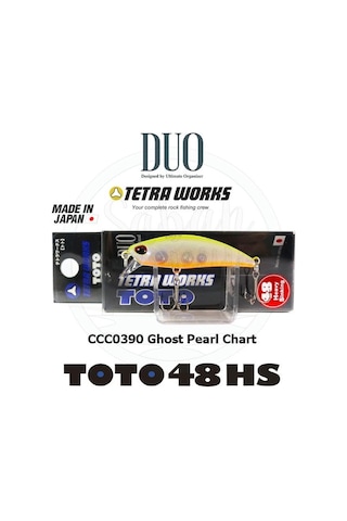 Duo Tetra Works Toto 48HS CCC0390 Ghost Pearl Chart Sahte Balık