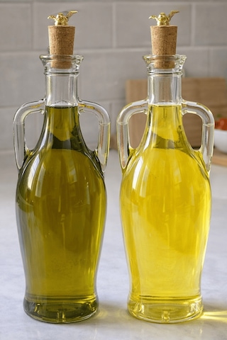 2'li Amfora Model Kuş Mantar Tıpalı Cam Yağ Şişesi - 750ml. Şeffaf Sirke Limon Suyu Şişesi - Kuş Figür Şeffaf