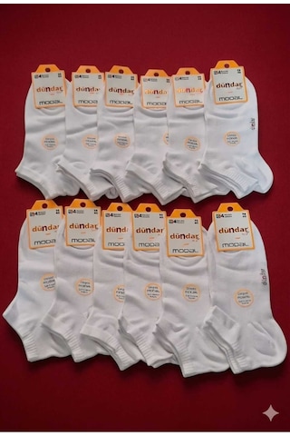 Unisex Modal Patik Dikişsiz/soft Yıkama/kokulu 36-40 Beyaz