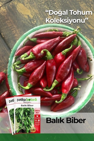100 Adet Balık Biber Tohumu