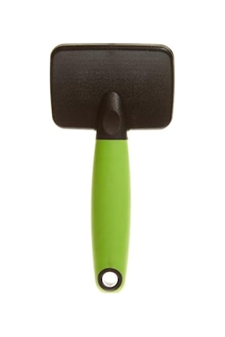 Gro 5800 İnce Metal Dişli Kedi Tarağı, S, Green
