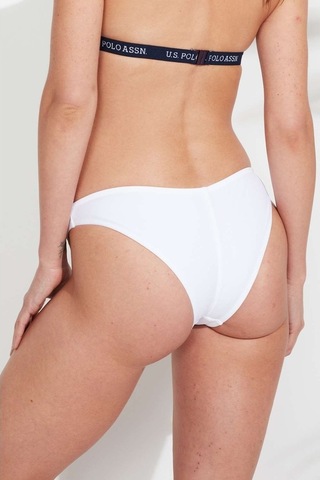 U.S. Polo Assn. Kadın Beyaz Brazilian Bikini Alt 21512