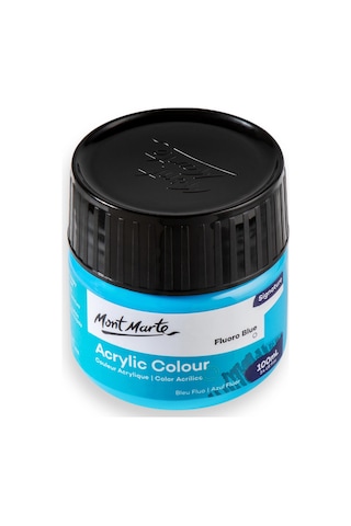 Akrilik Renkli Boya Signature 100ml -fluoro Blue Çok Renkli