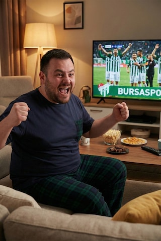 Buratti Pamuklu Regular Fit Büyük Beden Erkek Pijama Takımı 6572002B Lacivert