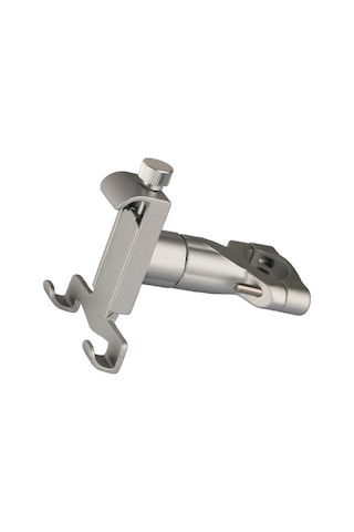 Geeroyoo Alüminyum Bisiklet Motor Bisikleti Telefon Tutucu 55-100mm Cihazlar İçin 19-30mm Saplara Uyumlu Güçlü Sabitleme Sj-01 Gümüş GÜMÜŞ