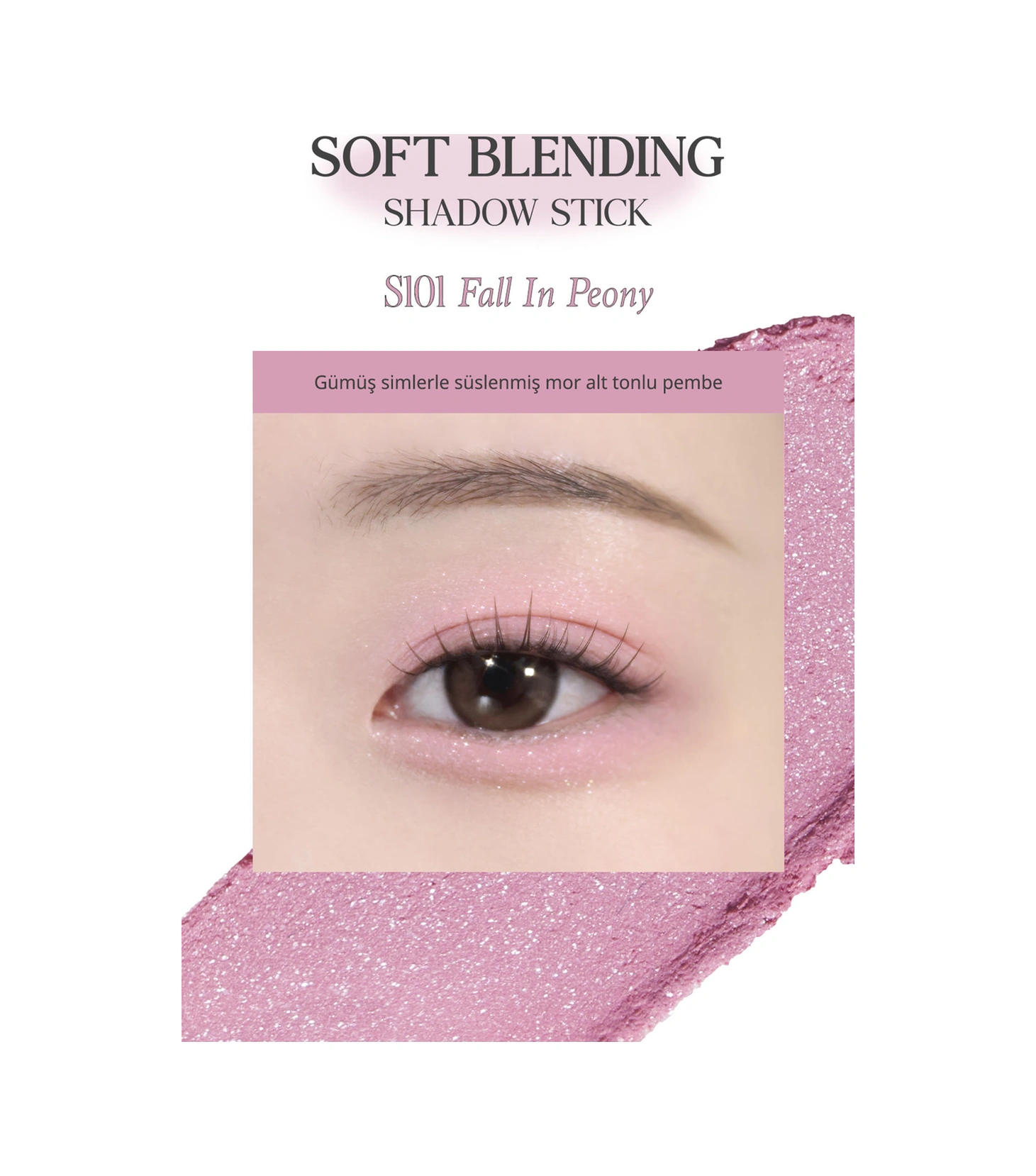 Clio Soft Blending Shadow Stick S101 Fall In Peony