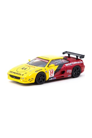 Tarmac Works X İxo 1:64 Ferrari F355 Challenge World Challenge Series 2000 54 Diecast Model Araba Kırmızı