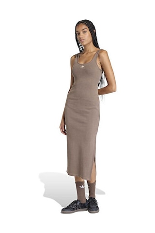 Adidas Ess Rib Dress Kadın Günlük Elbise Ke3167 Kahverengi
