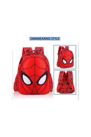 Yürümeye Başlayan Çocuk Okul Sırt Çantası 3d Çizgi Roman İlkokul Öğrencisi Okul Çantası Su Geçirmez Hafif Çocuk Kitap Çantaları Erkek Kız Çocuklar İçin M, Kırmızı Diğer