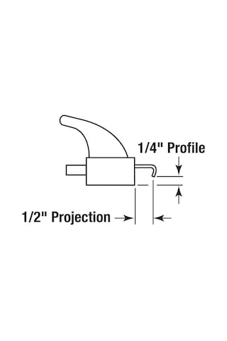 Prime Line Ürünler C 1263 Kelepçe Tip Kapı Motoru, Kısılma, Beyaz
