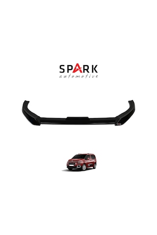 Citroen Berlingo 2019- Yılı Ve Sonrası Uyumlu Ön Tampon Lip Siyah