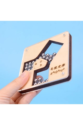Pisagor Teoremi Deney Seti Mini 9cm X 9cm Öğrenci Modeli Demonte