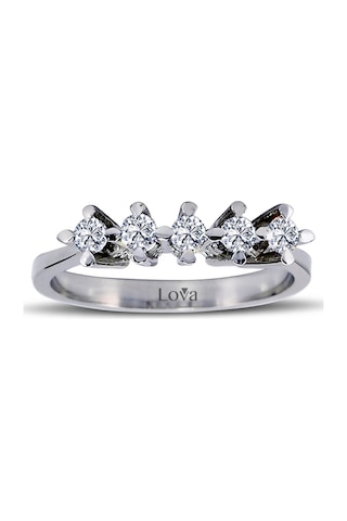 Lova G Renk 0,33 Karat Pırlanta Beştaş Yüzük - 1070072