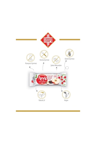 Elma Hurma Fındık Bar 30 G X 12 Adet