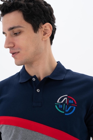 AR-MA Arma Erkek Baskılı Regular Fit % 95 Pamuklu %5 Likralı Polo Yaka T-shirt Y25374303701 Lacivert