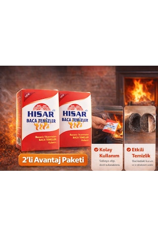 Hisar Elit Baca Temizleyici Soba Ve Şömine İçin Kurum Temizleme Ürünü 2 Adet