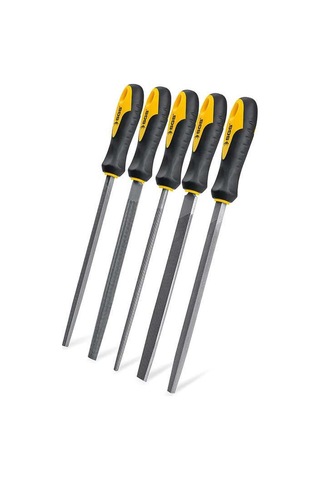 Sgs1359 - 5 Parça Düz Üçgen Yuvarlak Kare Eğe Seti Takımı