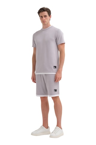 Cazador Erkek Slim Fit Örme Bermuda Caz.60500 Açık Gri