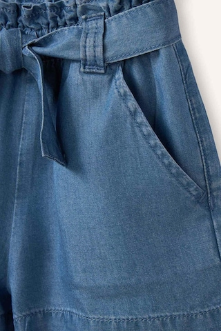 Defacto Paperbag Jean Mavi Şort Kız Bebek G9013a526hsnm28 Mavi-nm28