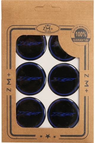 Yamaha Yzf R25 Koruma Takozu Damla Etiket Sticker 39.00mm SİYAH-M