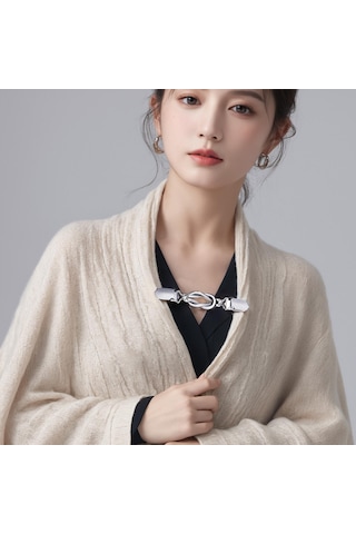 Suntek Gömlek Elbise Pelerin Kadınlar Için 4 Parça Kazak Çok Renkli