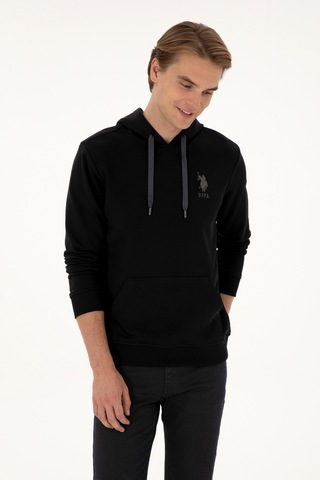 U.s. Polo Assn. Erkek Siyah Sweatshirt 50307703-vr046 Siyah
