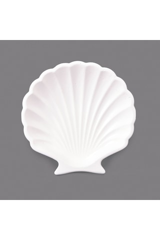 Deco İstiridye Dekor - Beyaz - 10 Cm